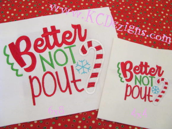Christmas - Better Not Pout: An Embroidery Designer's Hands-On Review