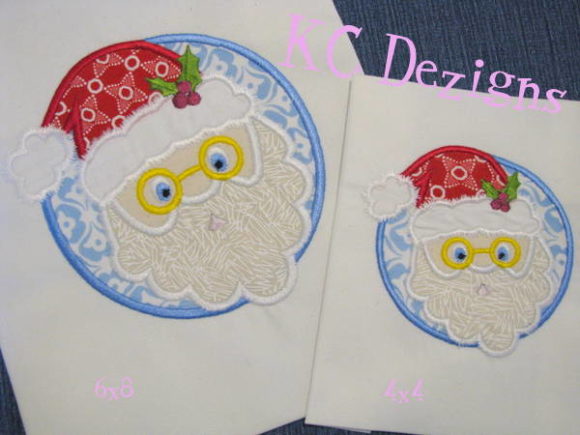 Christmas Santa Circle Applique Review for Holiday Sellers