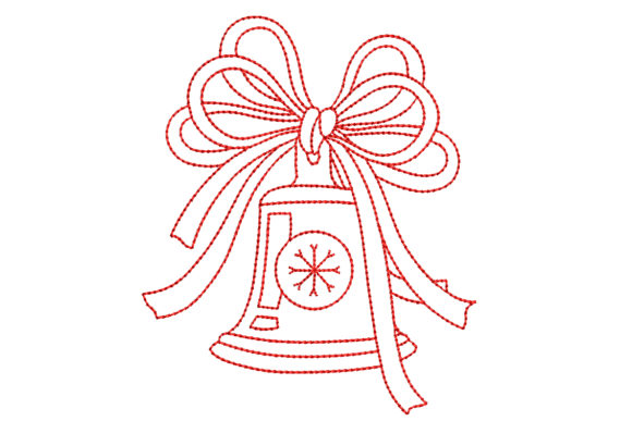Redwork Christmas Bell: An Honest Embroidery Design Review