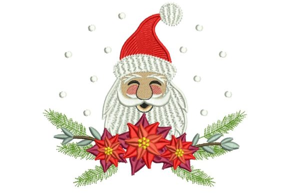 Santa Christmas Wreath