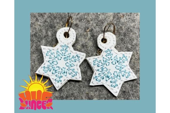 Snowflake Earrings: An Embroidery Designer's Project Review