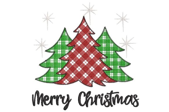 Three Christmas Trees: A Holiday Embroidery Review